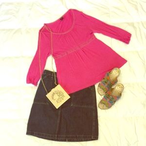 Madison scoop neck top